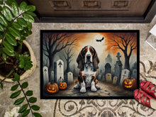 Load image into Gallery viewer, Basset Hound Spooky Halloween Doormat - 24x36 Decorative Floor Mat – Indoor/Outdoor Rug with Artistic Flair