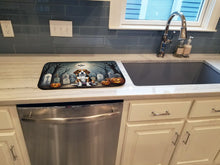 Load image into Gallery viewer, Beagle Spooky Halloween Dish Drying Mat