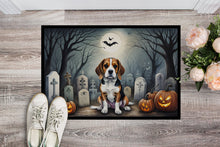 Load image into Gallery viewer, Beagle Spooky Halloween Doormat -  18x27 Decorative Floor Mat – Indoor/Outdoor Rug