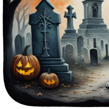 Load image into Gallery viewer, Belgian Malinois Spooky Halloween Dish Drying Mat