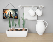 Load image into Gallery viewer, Belgian Malinois Spooky Halloween Wall or Door Hanging Prints