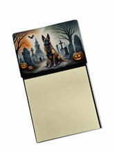 Load image into Gallery viewer, Belgian Malinois Spooky Halloween Sticky Note Holder- Refiilable Desk Accessory Note Pad