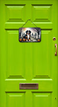 Load image into Gallery viewer, Bernese Mountain Dog Spooky Halloween Wall or Door Hanging Prints