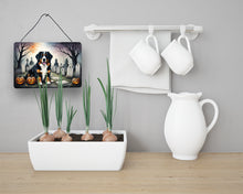 Load image into Gallery viewer, Bernese Mountain Dog Spooky Halloween Wall or Door Hanging Prints