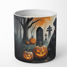 Load image into Gallery viewer, Black Labrador Retriever Spooky Halloween Decorative Soy Candle