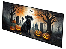 Load image into Gallery viewer, Black Labrador Retriever Spooky Halloween Runner Mat 28x58