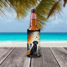 Load image into Gallery viewer, Black Labrador Retriever Spooky Halloween Slim Can Huggers – Fun, Functional Drink Coolers for Every Occasion