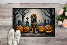 Load image into Gallery viewer, Bloodhound Spooky Halloween Doormat -  18x27 Decorative Floor Mat – Indoor/Outdoor Rug