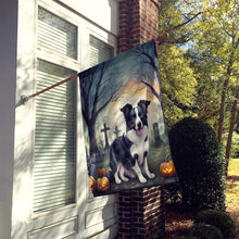 Load image into Gallery viewer, Border Collie Spooky Halloween House Flag