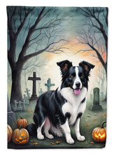 Load image into Gallery viewer, Border Collie Spooky Halloween House Flag
