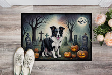 Load image into Gallery viewer, Border Collie Spooky Halloween Doormat - 24x36 Decorative Floor Mat – Indoor/Outdoor Rug with Artistic Flair