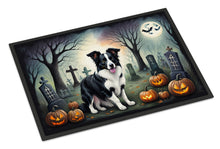 Load image into Gallery viewer, Border Collie Spooky Halloween Doormat -  18x27 Decorative Floor Mat – Indoor/Outdoor Rug