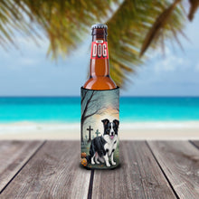 Load image into Gallery viewer, Border Collie Spooky Halloween Slim Can Huggers – Fun, Functional Drink Coolers for Every Occasion