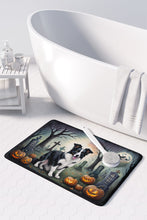Load image into Gallery viewer, Border Collie Spooky Halloween Memory Foam Kitchen Mat