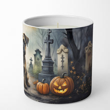 Load image into Gallery viewer, Border Terrier Spooky Halloween Decorative Soy Candle