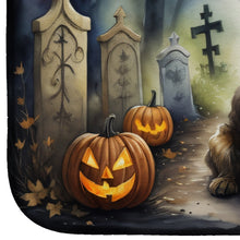 Load image into Gallery viewer, Border Terrier Spooky Halloween Dish Drying Mat