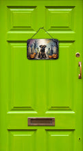 Load image into Gallery viewer, Border Terrier Spooky Halloween Wall or Door Hanging Prints