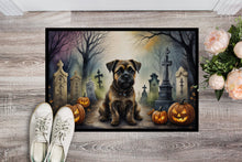 Load image into Gallery viewer, Border Terrier Spooky Halloween Doormat - 24x36 Decorative Floor Mat – Indoor/Outdoor Rug with Artistic Flair