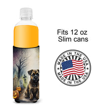 Load image into Gallery viewer, Border Terrier Spooky Halloween Slim Can Huggers – Fun, Functional Drink Coolers for Every Occasion