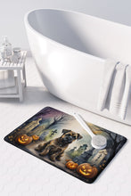 Load image into Gallery viewer, Border Terrier Spooky Halloween Memory Foam Kitchen Mat