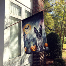 Load image into Gallery viewer, Boston Terrier Spooky Halloween House Flag