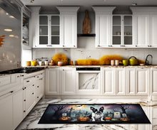 Load image into Gallery viewer, Boston Terrier Spooky Halloween Runner Mat 28x58