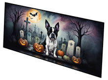 Load image into Gallery viewer, Boston Terrier Spooky Halloween Runner Mat 28x58