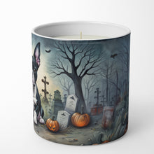 Load image into Gallery viewer, Boston Terrier Spooky Halloween Decorative Soy Candle