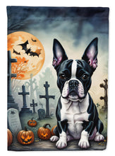 Load image into Gallery viewer, Boston Terrier Spooky Halloween House Flag