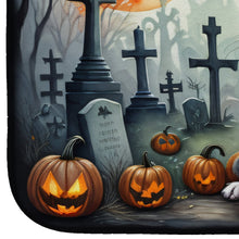 Load image into Gallery viewer, Boston Terrier Spooky Halloween Dish Drying Mat