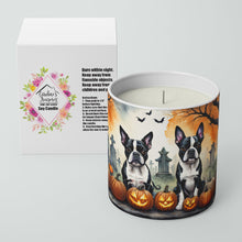 Load image into Gallery viewer, Boston Terrier Spooky Halloween Decorative Soy Candle
