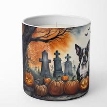 Load image into Gallery viewer, Boston Terrier Spooky Halloween Decorative Soy Candle