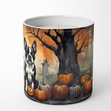 Load image into Gallery viewer, Boston Terrier Spooky Halloween Decorative Soy Candle