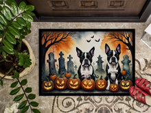 Load image into Gallery viewer, Boston Terrier Spooky Halloween Doormat - 24x36 Decorative Floor Mat – Indoor/Outdoor Rug with Artistic Flair