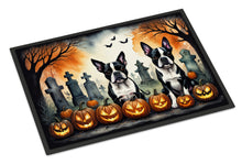 Load image into Gallery viewer, Boston Terrier Spooky Halloween Doormat - 24x36 Decorative Floor Mat – Indoor/Outdoor Rug with Artistic Flair