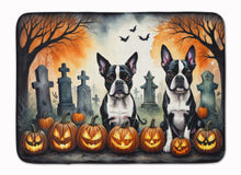 Load image into Gallery viewer, Boston Terrier Spooky Halloween Memory Foam Kitchen Mat