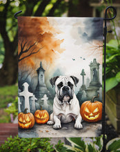 Load image into Gallery viewer, Boxer Spooky Halloween Garden Flag – Dog in Cemetery Scene
