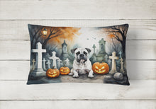 Load image into Gallery viewer, Boxer Spooky Halloween Fabric Decorative Pillow
