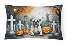 Load image into Gallery viewer, Boxer Spooky Halloween Fabric Decorative Pillow