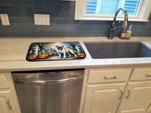 Load image into Gallery viewer, Boxer Spooky Halloween Dish Drying Mat