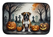 Load image into Gallery viewer, Boxer Spooky Halloween Dish Drying Mat