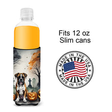 Load image into Gallery viewer, Boxer Spooky Halloween Slim Can Huggers – Fun, Functional Drink Coolers for Every Occasion