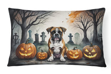Load image into Gallery viewer, Boxer Spooky Halloween Fabric Decorative Pillow