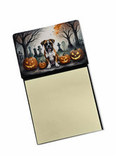 Load image into Gallery viewer, Boxer Spooky Halloween Sticky Note Holder- Refiilable Desk Accessory Note Pad