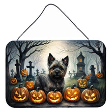 Load image into Gallery viewer, Cairn Terrier Spooky Halloween Wall or Door Hanging Prints