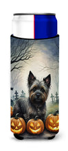 Load image into Gallery viewer, Cairn Terrier Spooky Halloween Slim Can Huggers – Fun, Functional Drink Coolers for Every Occasion