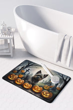 Load image into Gallery viewer, Cairn Terrier Spooky Halloween Memory Foam Kitchen Mat