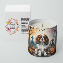 Load image into Gallery viewer, Cavalier Spaniel Spooky Halloween Decorative Soy Candle
