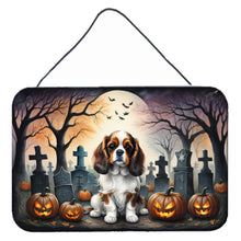 Load image into Gallery viewer, Cavalier Spaniel Spooky Halloween Wall or Door Hanging Prints