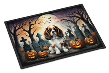 Load image into Gallery viewer, Cavalier Spaniel Spooky Halloween Doormat -  18x27 Decorative Floor Mat – Indoor/Outdoor Rug